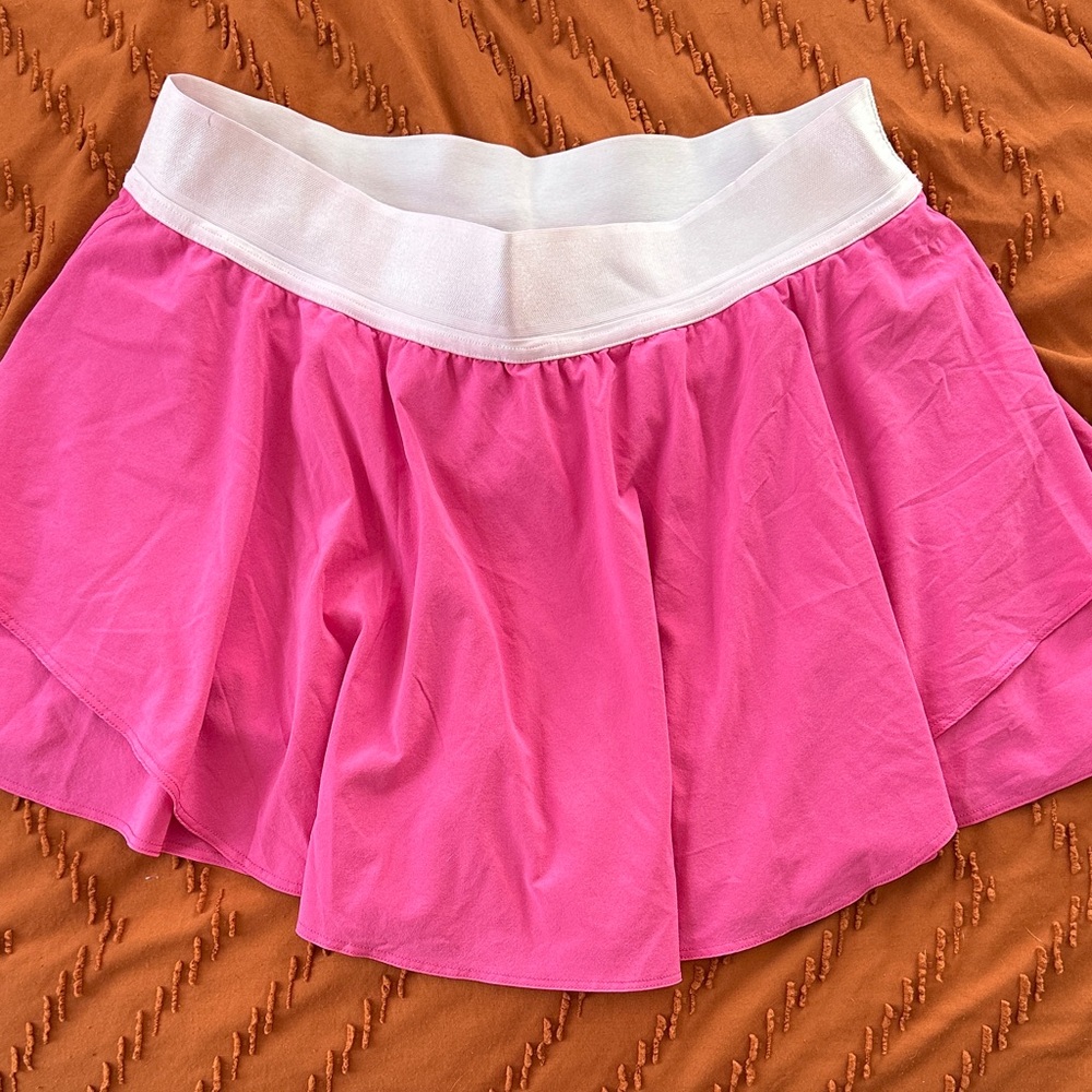 Pink lululemon tennis skirt